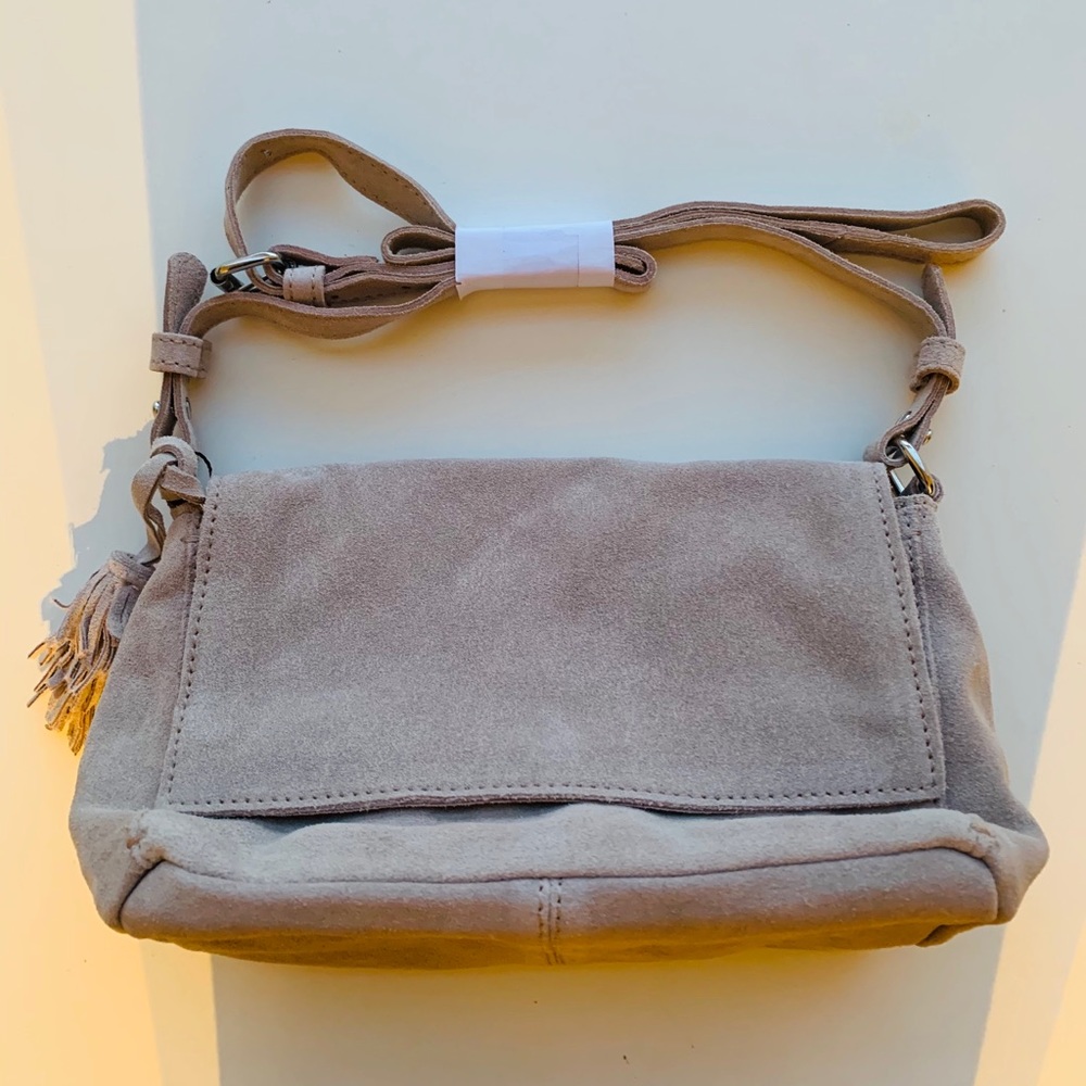 Brand New Zara Suede Crossbody Bag